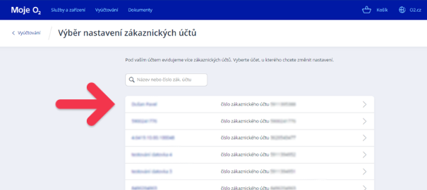 Jak nastavit zasílání vyúčtování do datové schránky